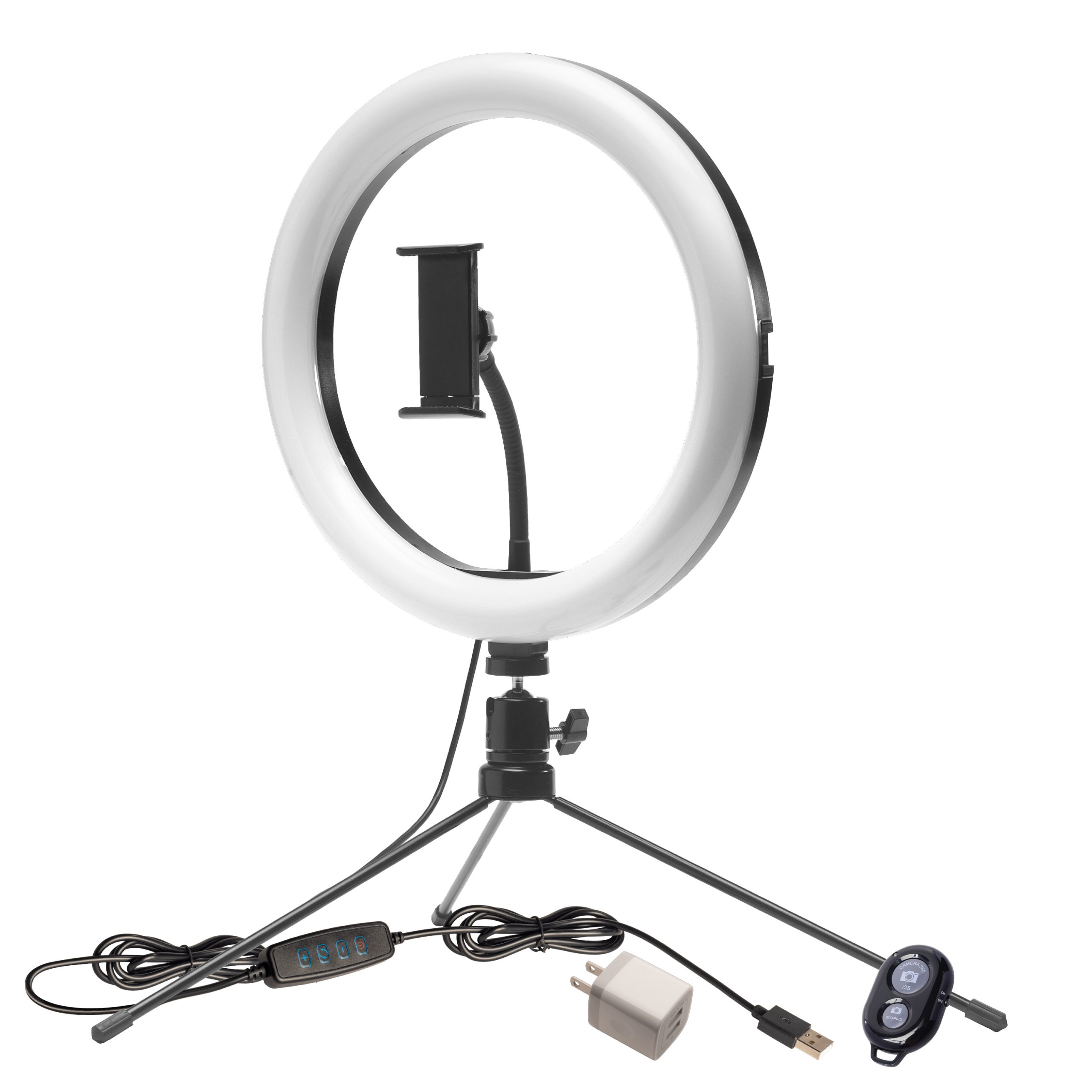 Tri-Color 10″ LED Ring Light – Smith-Victor